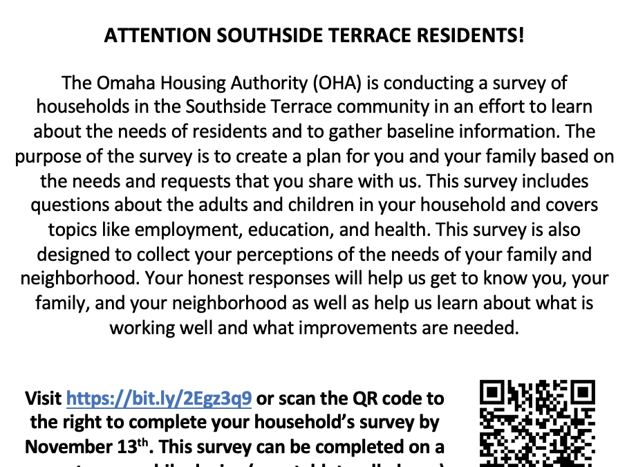 Southside Terrace Needs Assessments